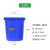 大号加厚塑料水桶带盖圆桶白色桶储水桶蓝色特大容量发酵胶桶 加厚120L蓝色桶带盖