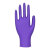 登升一次性紫色纯丁腈手套工业加厚食品美发美甲劳保橡胶手套 登升一次性黑色纯丁腈手套300只 L
