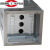 室外不锈钢防雨机柜.米.米.米uu户外防水网络监控交换机 不锈钢本色 2200x600x600cm