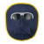 电焊面罩脸部防护电焊面罩电焊氩弧焊头戴式焊帽牛皮轻便面罩1 三个灰色眼镜镜不含面罩绑带