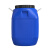 建功立业塑料化工桶GY5422密封桶实验室废液桶50L蓝色方桶