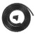 京势 束线管 理线保护套开口式理线管缠线管送理线器 黑色42mm(20米1包)