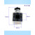 液压电磁阀插头换向阀线圈dc24带指示灯ac220v接头接线盒防尘防水 AC220V(带指示灯）