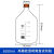 蜀牛蓝盖玻璃瓶化学试剂瓶样品瓶带刻度棕色密封瓶丝口高硼硅瓶子 3000ml黄盖透明(高硼硅)