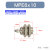 原装MPE6/8/10/12/16X5X10X15-N 针型单作用螺纹气缸 MPE8*10