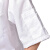 比鹤迖 BHD-2643 夏季无尘防护工作服分体短袖套装 白色4XL 1套