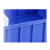 谋福 9580分隔式塑料零件盒螺丝盒工具收纳盒物料盒汽车零件箱分格盒元件盒  小号500*117*90mm（无隔板）