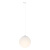 简约现代美甲店餐厅圆球泡泡吊灯店铺商用灯创意个性球形橱窗灯具 12cm球送高亮LED白光灯泡
