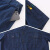 夏季牛仔工作服套装男工厂工地透气耐磨耐脏防烫短袖劳保服定做 5054长袖套装 170/L