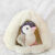 珠海长隆海洋王国 纪念品小企鹅毛绒玩具雪洞超萌布娃娃圣诞礼物 2厘米黑色 常规款
