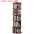 旋转书架360度书柜学生落地简易多层儿童绘本架省空间置物架 直径40cm暖白色四层