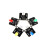 LED发光灯模块5V 红黄绿蓝白发光二极体 5mm LED灯模块交通灯 五色套装