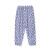 ABC KIDS男童防蚊裤夏季儿童卡通涂鸦图案中大童休闲裤子 紫白 120