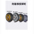 牛人 承重滑轮 橡胶单轮子配件万向轮重型实心橡胶脚轮平板推车轮轱辘 6寸重型橡胶单轮 