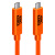 光纤USB3.2 Type C线10G USB3.1机器视觉工业相机深度相机线适用 光纤USB3.2 Type C线弯对弯 G102 定制1-50米