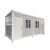 青海集装箱移动房定制住人阳光房办公室简易工地临时活动板房 白色3*6*2.8 3x3x2.8m