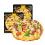慕玛星厨经典款披萨170g/盒半成品加热即食榴莲/牛肉/水果/海鲜等多口味 水果170g*3盒+烤纸1包