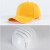 轻便防撞安全帽夏季透气劳动防护布式头盔鸭舌棒球帽定制帽子 8001黄色