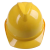 华泰安全帽 头盔工地施工加厚防撞建筑工程新国标透气定制印字abs头帽 黄色