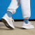 adidas DURAMO 9训练备赛竞速轻盈疾速跑步运动鞋女子阿迪达斯 白色/粉色/灰色 39(240mm)