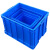 加厚塑料箱五金工具零件收纳储物箱长方形带盖物流塑料 Y4#435*325*195mm