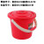 加厚耐摔红桶大容量手提塑料水桶洗衣桶泡脚钓鱼桶家用熟胶储水桶 粉色豪华桶7L（26*22.5