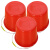 金诗洛  红色水桶（1个）加厚铁提手清洁塑料胶水桶 KT-176