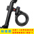 捷安特（GIANT）车锁超轻钢缆锁1.2米锁山地公路自行车防盗锁装备 黑色（1.2米）带支架
