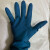 杀鱼手套水产专用手套1防滑乳胶手套防滑防水加厚家务使用清洁 蓝色加厚乳胶特大号 二十五双