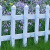 大工象 工业草坪护栏栅栏围栏 白色 30公分高 一米价 绿化栏杆塑钢pvc护栏 