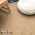 Calandra仿剑麻拍照日式地毯卧室客厅房间工作室满铺大面积猫爪板地毯 CE01浅驼色(棉布底) 1米×1.5米(锁边)