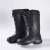 冬季EVA泡沫雨靴加棉高筒防水鞋男女水靴厨房防滑耐油靴 EVA材质（高筒黑色加棉） 37