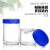 透明高硼硅玻璃大口蓝盖试瓶广口样品瓶实验耐高温瓶100mm内口工业品 透明大号+四氟垫片