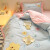 浪莎（LangSha）臻丝棉花印花系列韩版贴布刺绣被芯套床单四件套防尘套枕头套床品 花花系列 粉蓝 1.5m床单款四件套