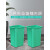 户外玻璃钢铝塑垃圾桶内桶内胆环卫果皮箱公园方形圆形塑料收纳桶 玻璃钢长方形桶312847