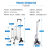 拉水桶小车家用便携购物小推网红拉货轻便拖爬楼拉杆老人买菜小拉 4轮