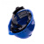 初构想（CHUGOUXIANG）国标安全帽工地施工劳保电力工程领导定制印字防护安全帽加厚帽子 蓝色