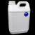 海斯迪克 HKCL-198 提手方桶包装塑料化工桶 加厚容器桶 高密封性带盖水桶酒桶 5L 
