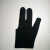 【】台球手套 球房台球公用手套台球三指手套可定制logo 美洲豹橡筋款黑色