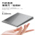 兰豹  ZGLANBAO 超薄钢化玻璃插座面板灰色86型 五孔双USB插座*3个 