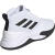 阿迪达斯 （adidas）男士高帮系带3条纹缓震舒适透气时尚户外休闲运动鞋890737 White/ 10(44码)