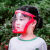 高透明防护面罩防尘防雾防风抗冲击不起雾儿童防飞溅隔离脸罩 电焊专用绿片