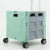 汉乐美途户外折叠置物箱50L旅行带拉杆后备箱储物柜 灰绿色