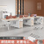 北京办公桌椅f组合员工屏风职员桌财务办公室桌子工位四人位办公 1.2米并排双人位不含椅