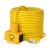 国标电线电缆线2芯2.5电源线插座带线防冻护套线充电防水 黄色国标25平方送（防水插座）20m