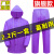 牛筋加厚雨衣雨裤套装身防暴雨男女分体身户外干活水衣 紫色(雨衣雨裤+2.2斤)旗舰款 M