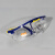 LISM定制护目镜防飞溅防风沙安全透明防护眼镜 劳保眼镜 工作护目镜 黄边眼镜