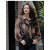 图美其（TUMEIQI）欧美减龄格子加厚磨毛衬衫女士秋冬款轻熟法式设计感小众上衣外套 图片色(不带披肩) XL110-125