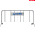 维诺亚不锈钢铁马护栏隔离栏围栏地铁商场广场超市门口可移动护栏定制 202不锈钢32*19 1米*1.5米