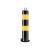 防撞柱圆柱钢管警示柱道路地桩可拆卸反光路障停车桩占位路桩加厚 固定款-50cm高0.8厚+螺丝